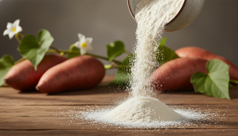 Boutique en ligne de farines 100% naturelles sans gluten pour intolérants sévères à Paris : sélection rigoureuse de farines de patate douce blanche transformées sans risques de contaminations croisées