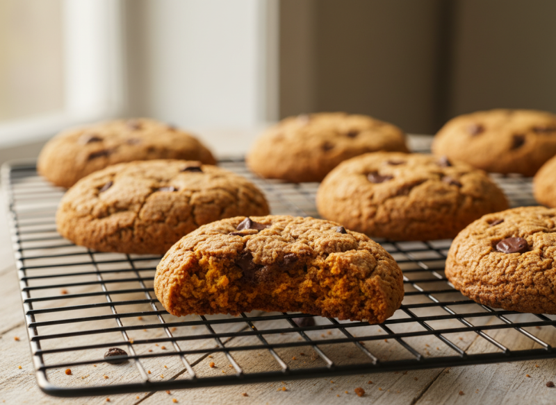 Recette de cookies vegan sans gluten à la fois croquants et moelleux (Chewy) : utiliser la patate douce pour remplacer les matières grasses animales