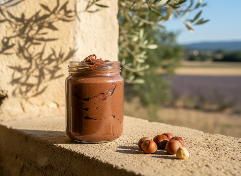 Pâte à tartiner praliné noisette sans huile de palme et sans lactose à Paris : alternative saine à tartiner avec le sucrant naturel le plus faible en calories du marché
