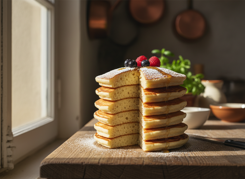 Vente de mix base multi-recettes vegan pour pancakes et gâteaux sans produits animaux à Lyon : préparation instantanée à réhydrater pour une texture fluffy sans œufs et sans lait de vache